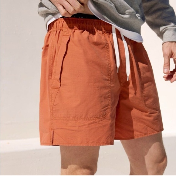 NWOT AYR The Dirtbag Shorts Drawstring in Rind Classic Preppy - Picture 1 of 9
